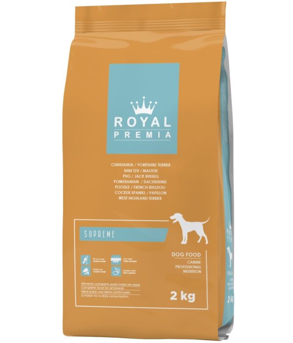 ROYAL PREMIA Advance Supreme Dry Dog and Puppy Food 2kg for All Small Breeds